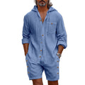 Joe |  2-delig Casual Herenpak Met Lange Mouwen en Capuchon