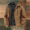 Dylan | Zomerjas Heren - Relaxed Fit met Capuchon en Ritssluiting | Casual
