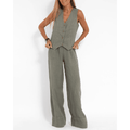 Mable | Chique linnen blazer en broek voor dames – Lichtgewicht zomerpak